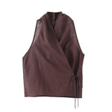 Valienne | Women's Vest with Wrap Front and Tie
