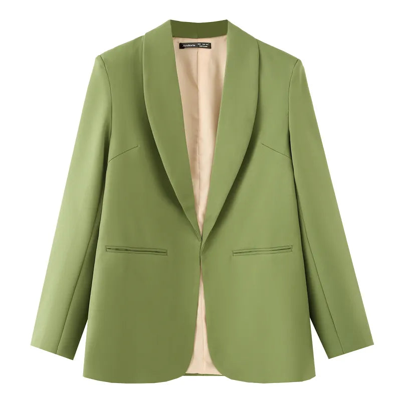 Livia | Women's Blazer with Shawl Collar and Pockets