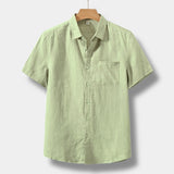 Lucius | Men's Linen Short Sleeve Shirt with Relaxed Fit