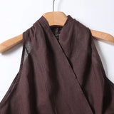 Valienne | Women's Vest with Wrap Front and Tie