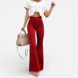 Laricci | Women’s High-Waisted Flared Trousers