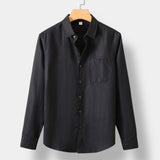 Percival | Men's Linen Long Sleeve Shirt with Relaxed Fit