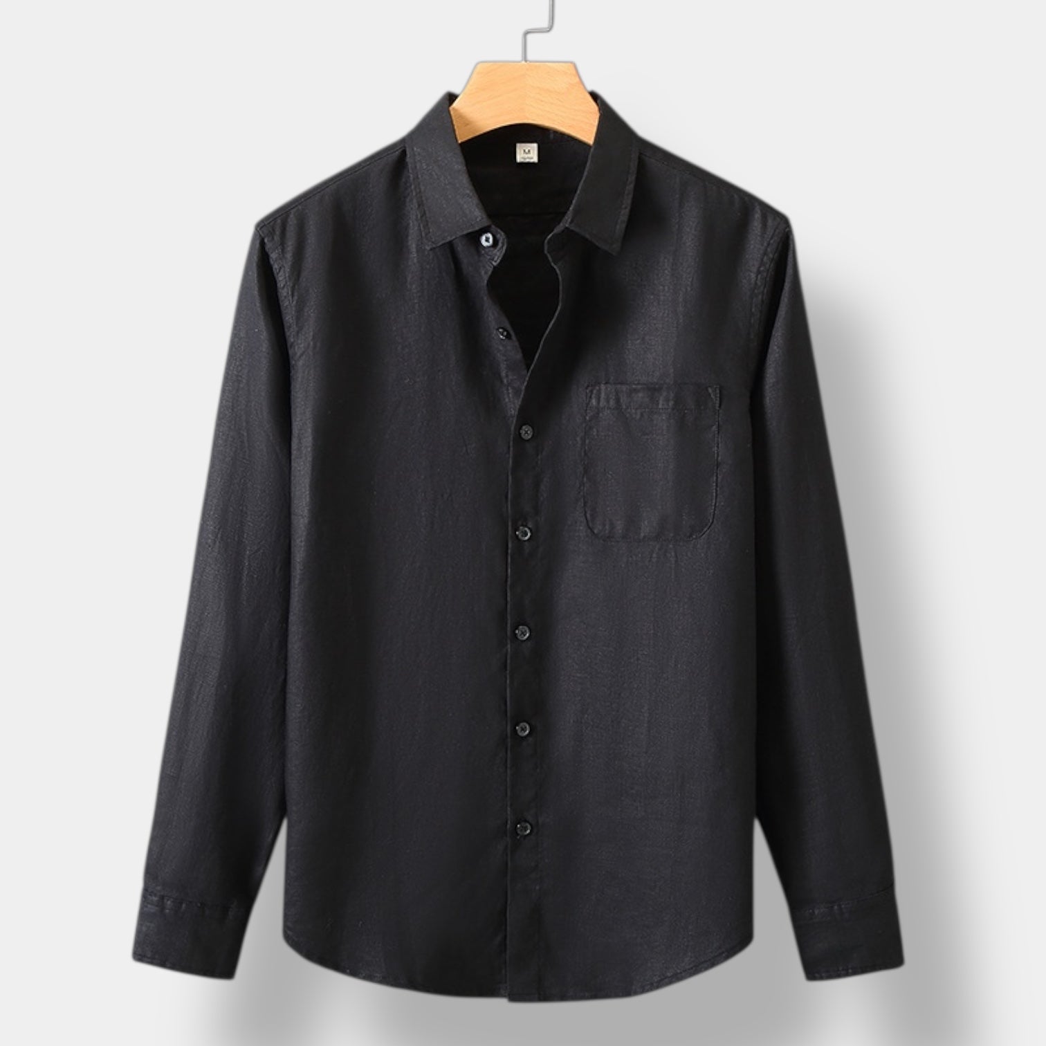 Percival | Men's Linen Long Sleeve Shirt with Relaxed Fit