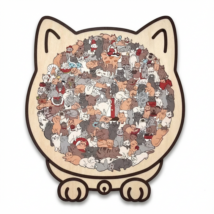 Felina - Decorative Wooden Cat Puzzle