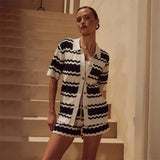 Aurelia | Women's Crochet Two Piece Set Cover Shorts