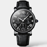 Adrian | Men's Chronograph Quartz Leather Strap Watch