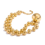 Liré | Women Necklace with Star Pendant and Gold Beads