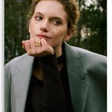 Forma | Women Ring with Open Design and Gold Plating
