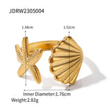 Costa | Women Rings with Ocean Design and Gold Plating
