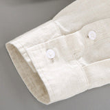 Percival | Men's Linen Long Sleeve Shirt with Relaxed Fit
