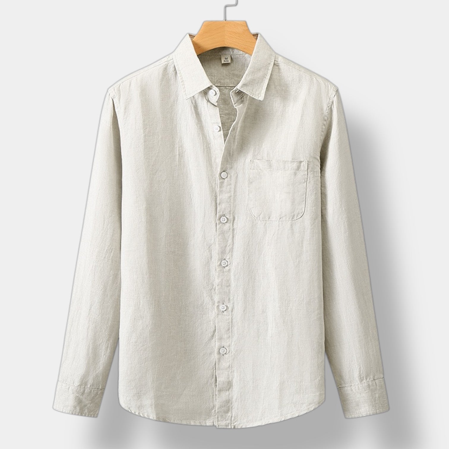 Percival | Men's Linen Long Sleeve Shirt with Relaxed Fit