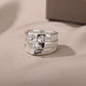 Musa | Women Ring with Face Design and Gold Finish