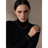 Isla | Women Jewelry Set with Zirconia Stones and Gold Plating