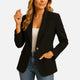 Women’s One-Button Tailored Blazer