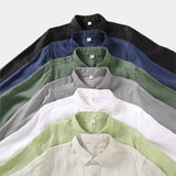 Percival | Men's Linen Long Sleeve Shirt with Relaxed Fit