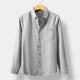 Percival | Men's Linen Long Sleeve Shirt with Relaxed Fit