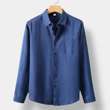 Percival | Men's Linen Long Sleeve Shirt with Relaxed Fit