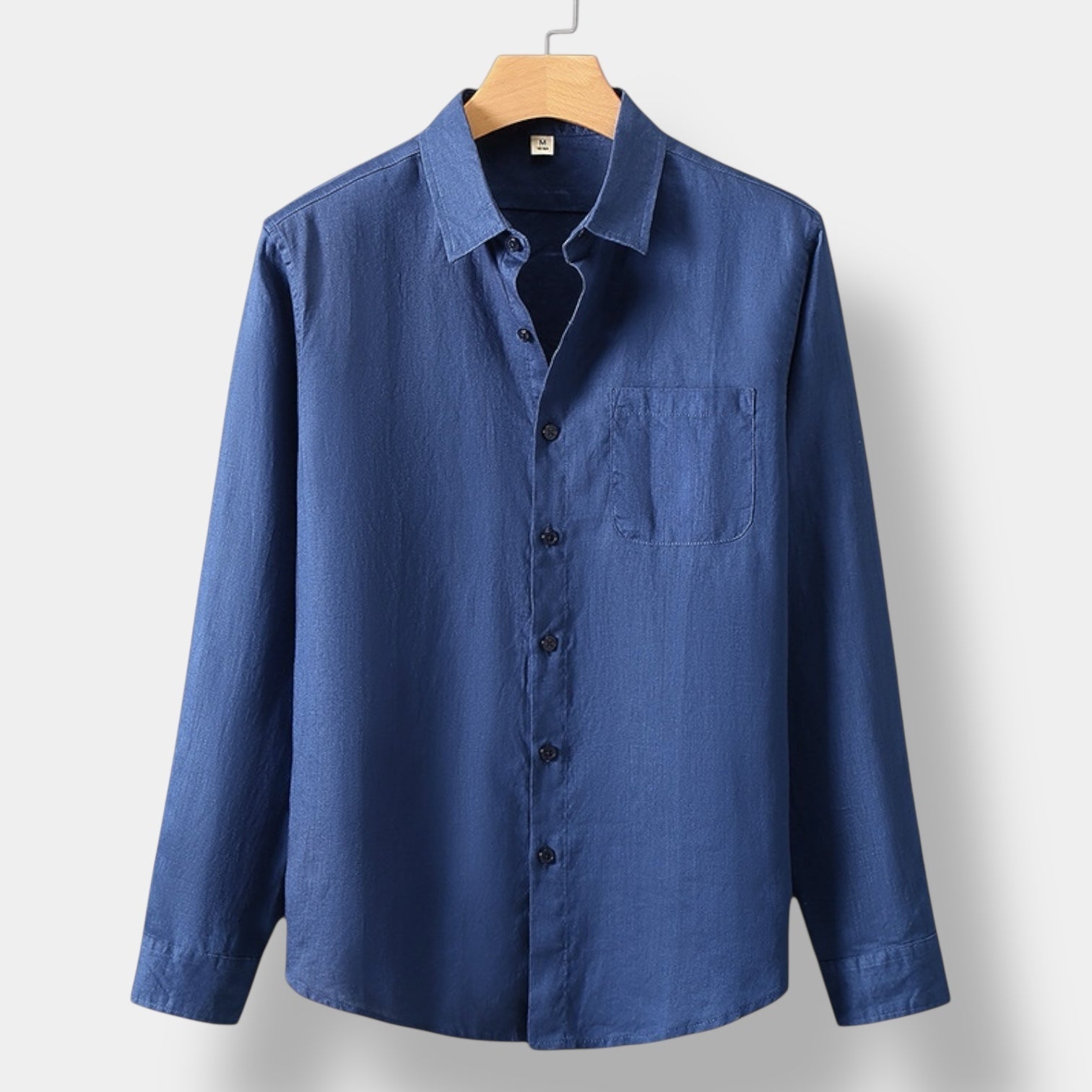 Percival | Men's Linen Long Sleeve Shirt with Relaxed Fit