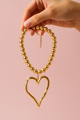 Amora | Women Necklace with Heart Charm and Gold Plating
