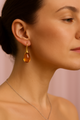 Lumière | Women's Earrings with CatEye Stones and Hooks