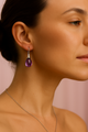 Lumière | Women's Earrings with CatEye Stones and Hooks