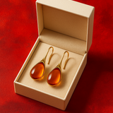 Lumière | Women's Earrings with CatEye Stones and Hooks