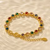 Isla | Women Jewelry Set with Zirconia Stones and Gold Plating