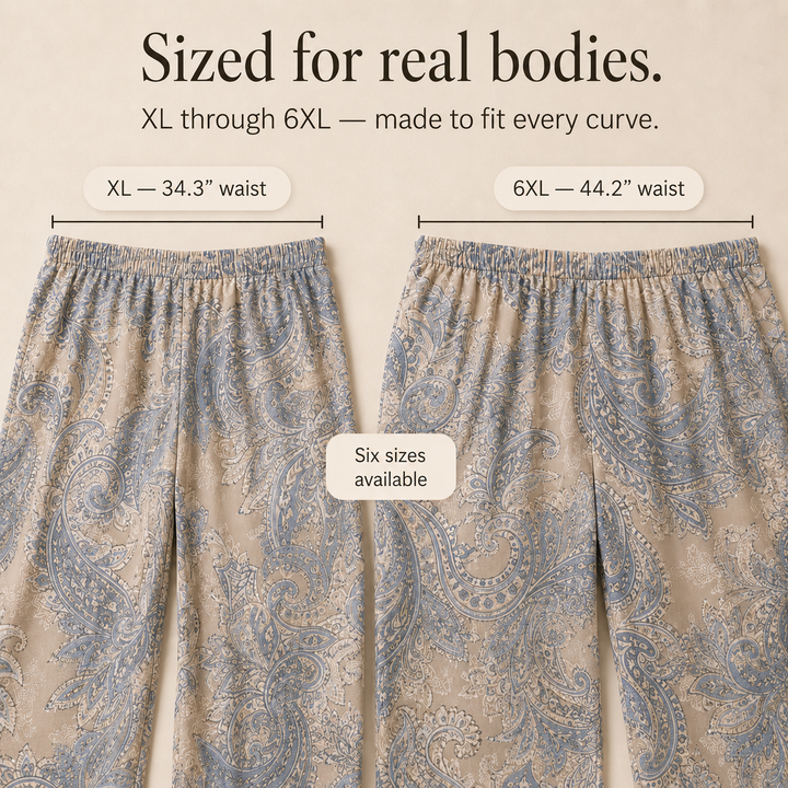 Sereluna – Plus Size Paisley Two-Piece Set