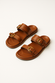 Lucia | Women's Slides with Double Straps and Leather