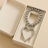 Amora | Women Necklace with Heart Charm and Gold Plating