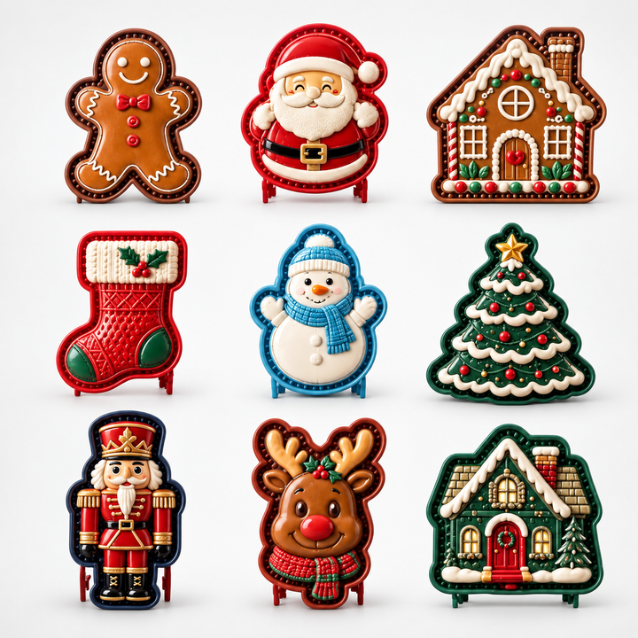 Clever & Co – Santa Face Hand Pie Press
