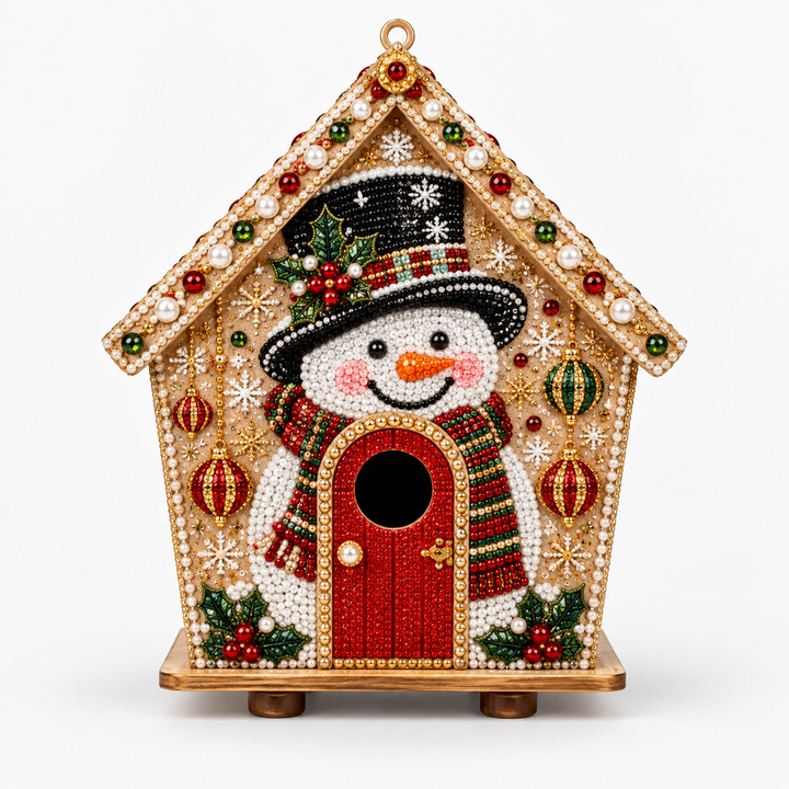 Pearlnoel – 3D Pearl Gingerbread House Craft Kit