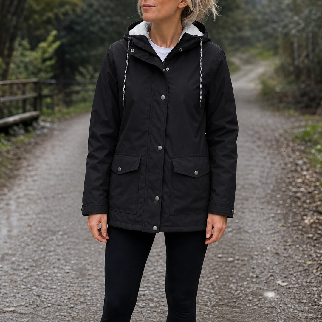 Cozynara – Fleece-Lined Hooded Windproof Jacket
