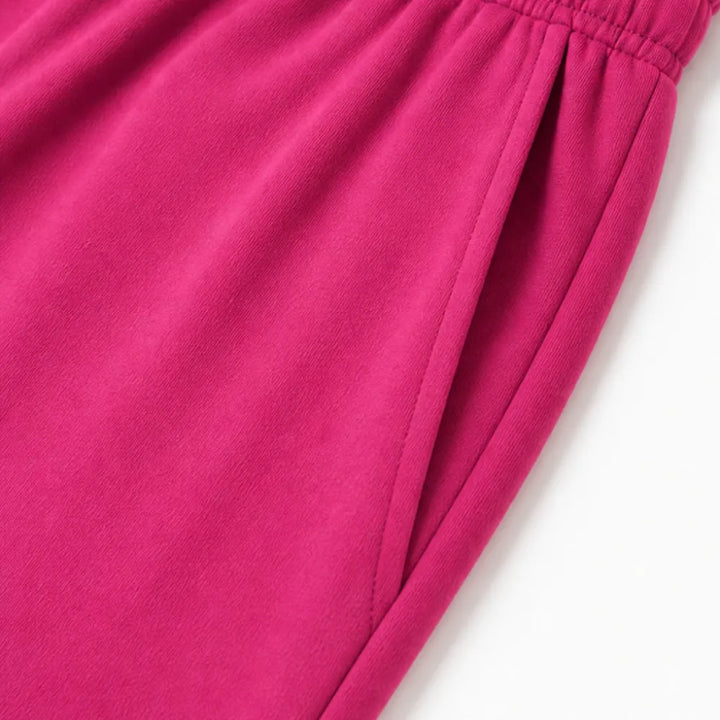 Lounella – Women's Pintucked Lounge Set with Wide-Leg Pants and Pockets