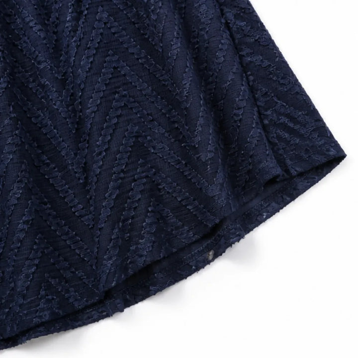 Solène – Crochet V-Neck Flutter Sleeve Summer Dress