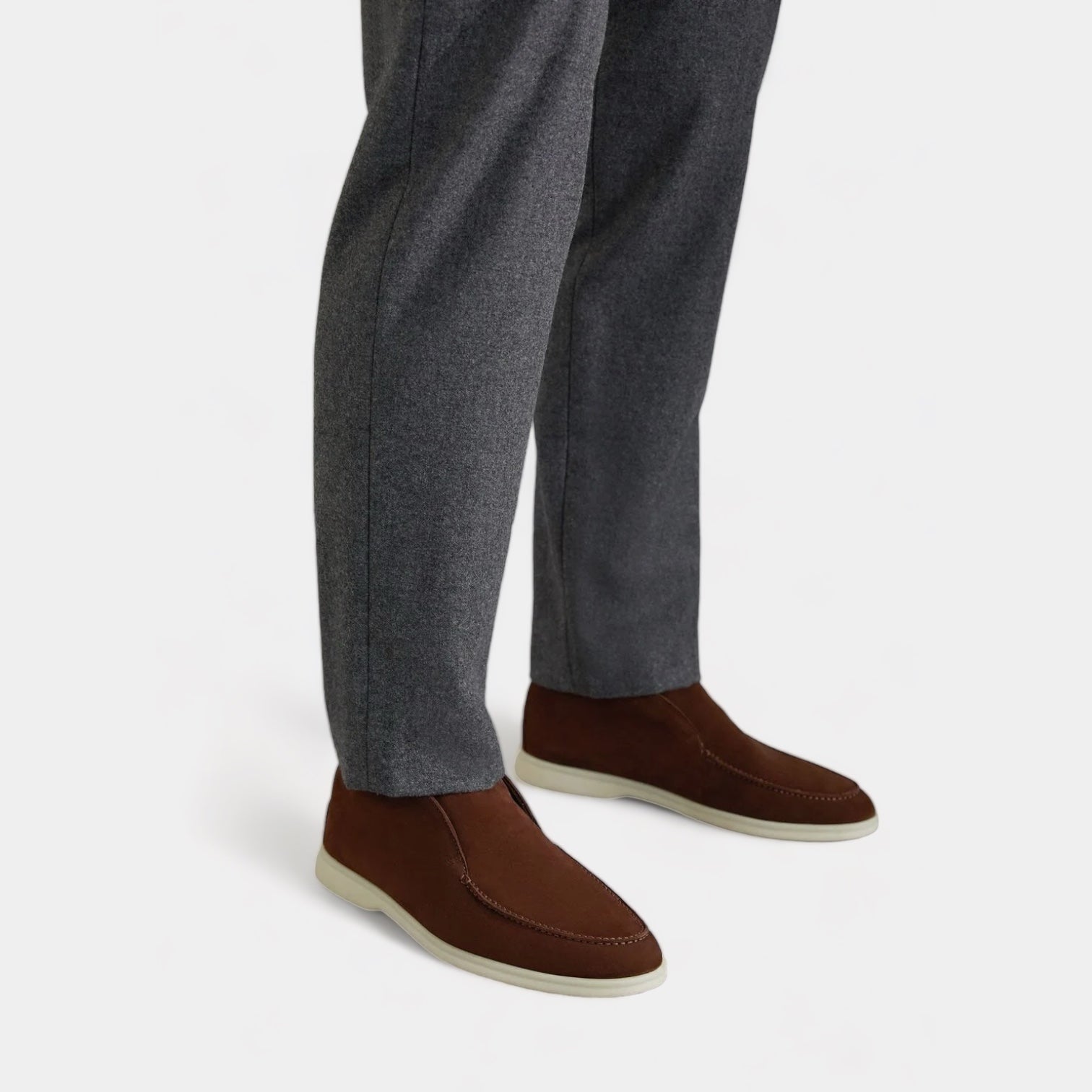 Beaumont | Men's Suede Loafers with Leather and Rubber