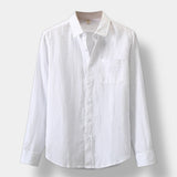 Percival | Men's Linen Long Sleeve Shirt with Relaxed Fit