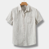Lucius | Men's Linen Short Sleeve Shirt with Relaxed Fit