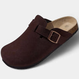 Charles | Men's Clogs with SuedeUpper and RubberSole