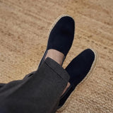 Sebastian | Men's Loafers with Suede Upper and Rubber Sole