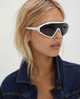 Natasha | Women's Sunglasses with Acetate Shield Frame and UV400 Protection