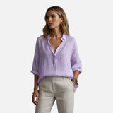 Laricci | Women’s Linen Blend Tunic Shirt