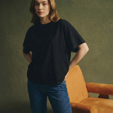 Arden | Women Tee With Cotton Drape Silhouette
