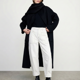 Ophelia | Women's Barrel Leg Denim Pants with High Rise