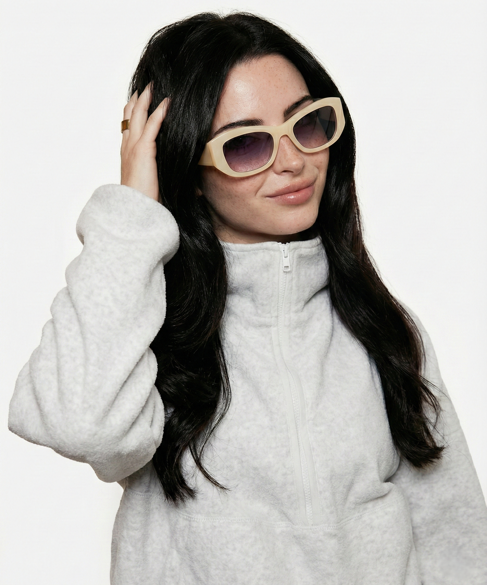 Charlotte | Women's Sunglasses with Acetate Frame and Oversized Shape