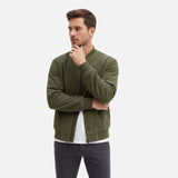 Laricci | Men’s Refined Suede Bomber Jacket