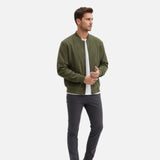 Laricci | Men’s Refined Suede Bomber Jacket