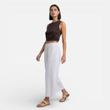 Laricci | Women’s Linen Capri Trousers