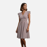 Laricci | Women’s Elegant Stripe Mini Dress