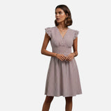 Laricci | Women’s Elegant Stripe Mini Dress